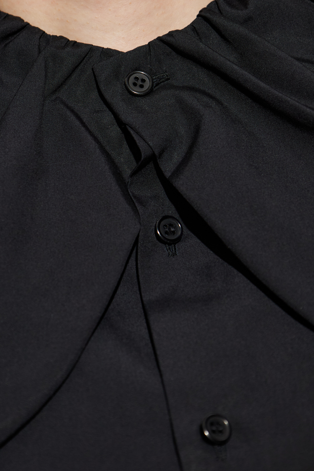 noir kei ninomiya シャツ XS コムデギャルソン 美品》 ケイニノミヤ コムデギャルソン ロゴ シャツ ブラウス